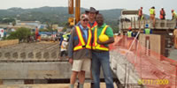 Widening of bridge under construction on R40 Road, Mbombela Local Municipality, part of the 2010 FIFA World Cup Projects.