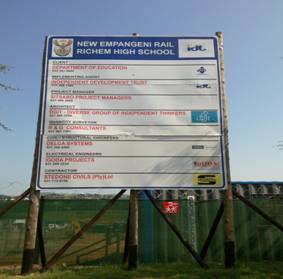 Programme management of schools in KZN, Empangeni Rail High School