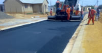 Surfacing operations done in the West Rand. This was an EPWP project and mentorship was provided to various emerging contractors.